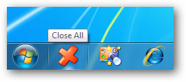 Close All - Windows 7 Taskbar