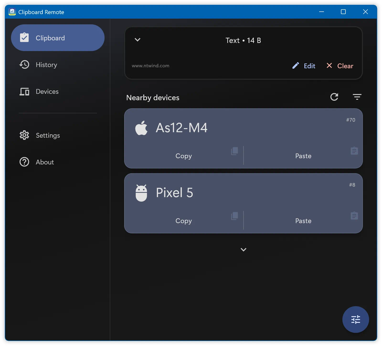 Clipboard Remote - Compact Clipboard Preview