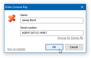 CloseAll - Enter License Key