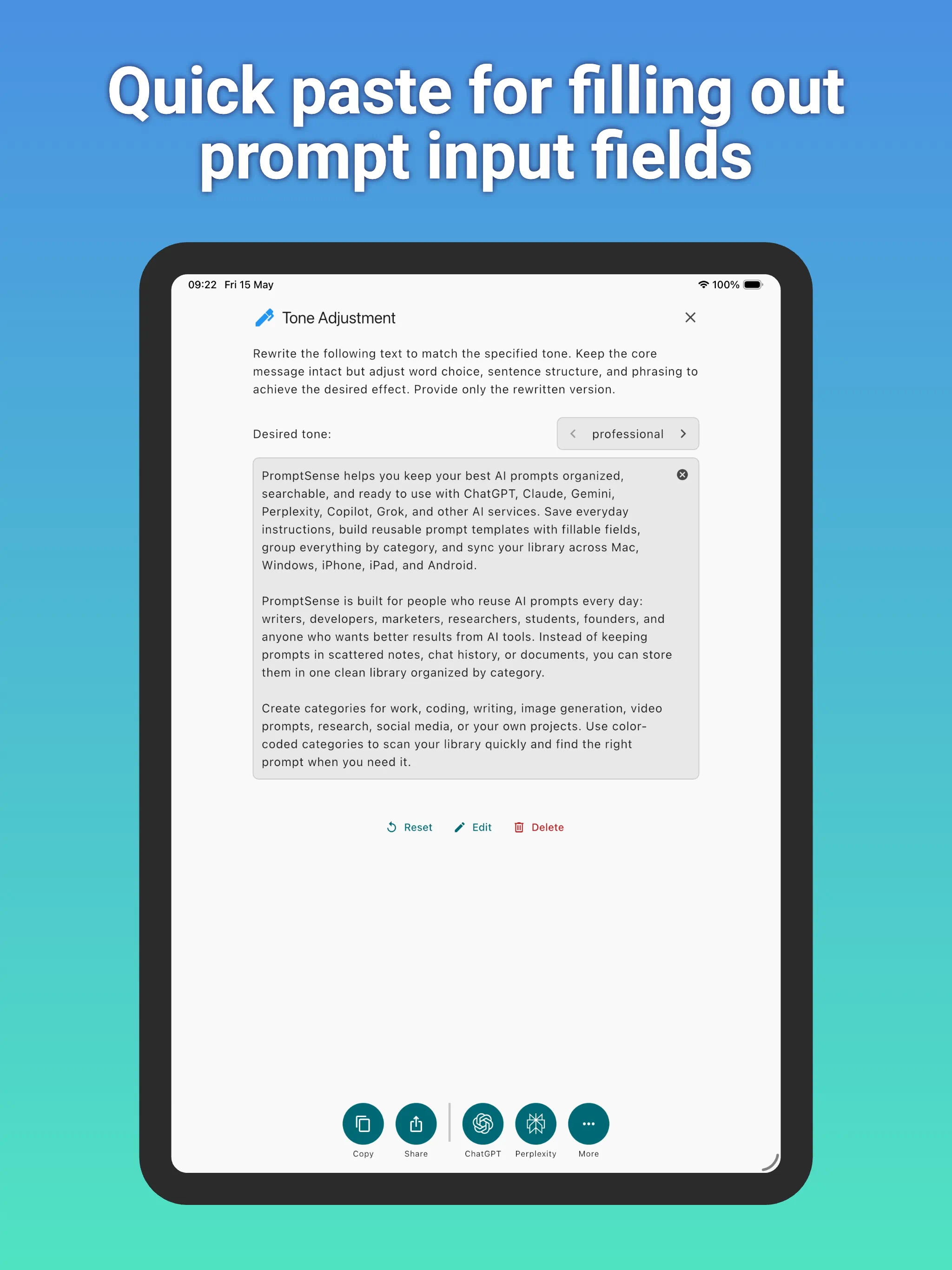PromptSense - iPhone #3