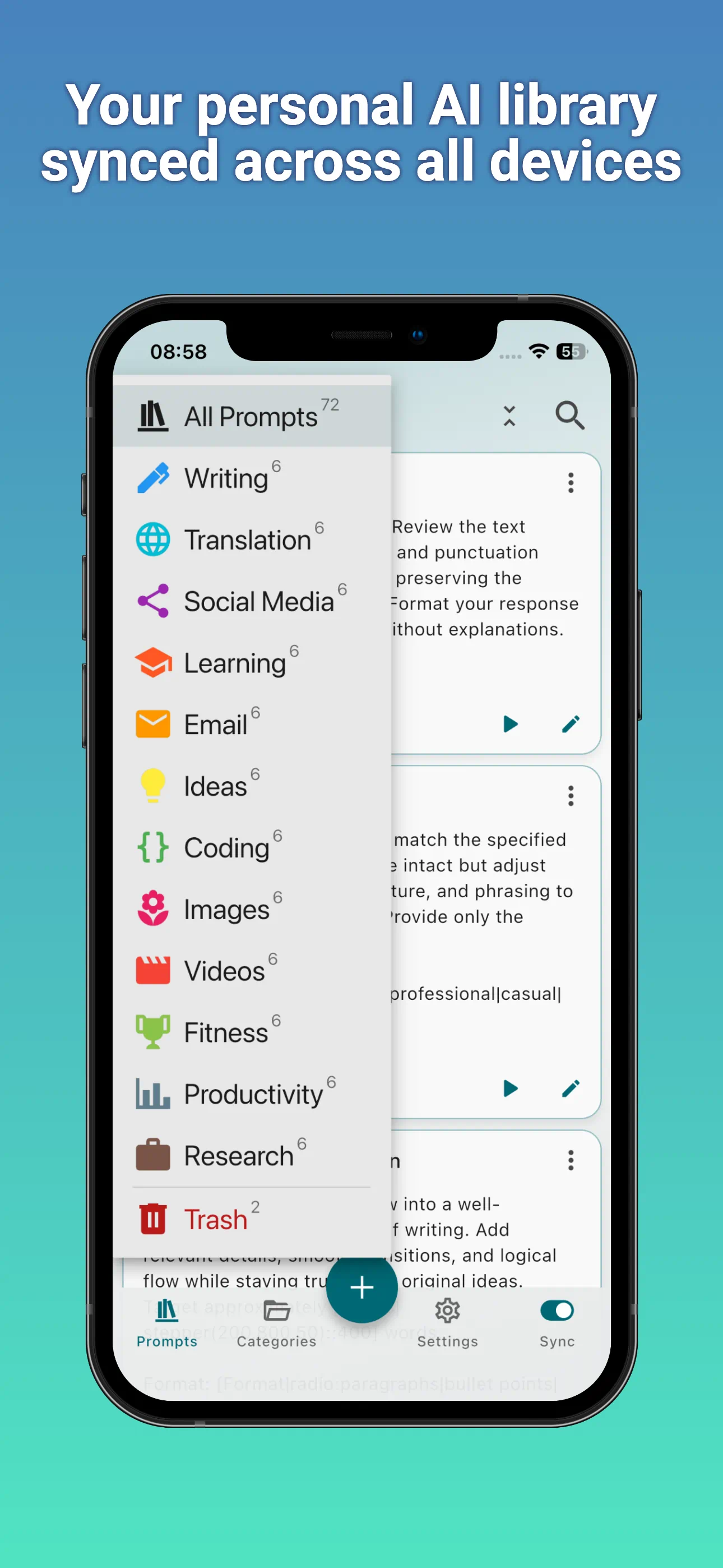 PromptSense - iPhone #1