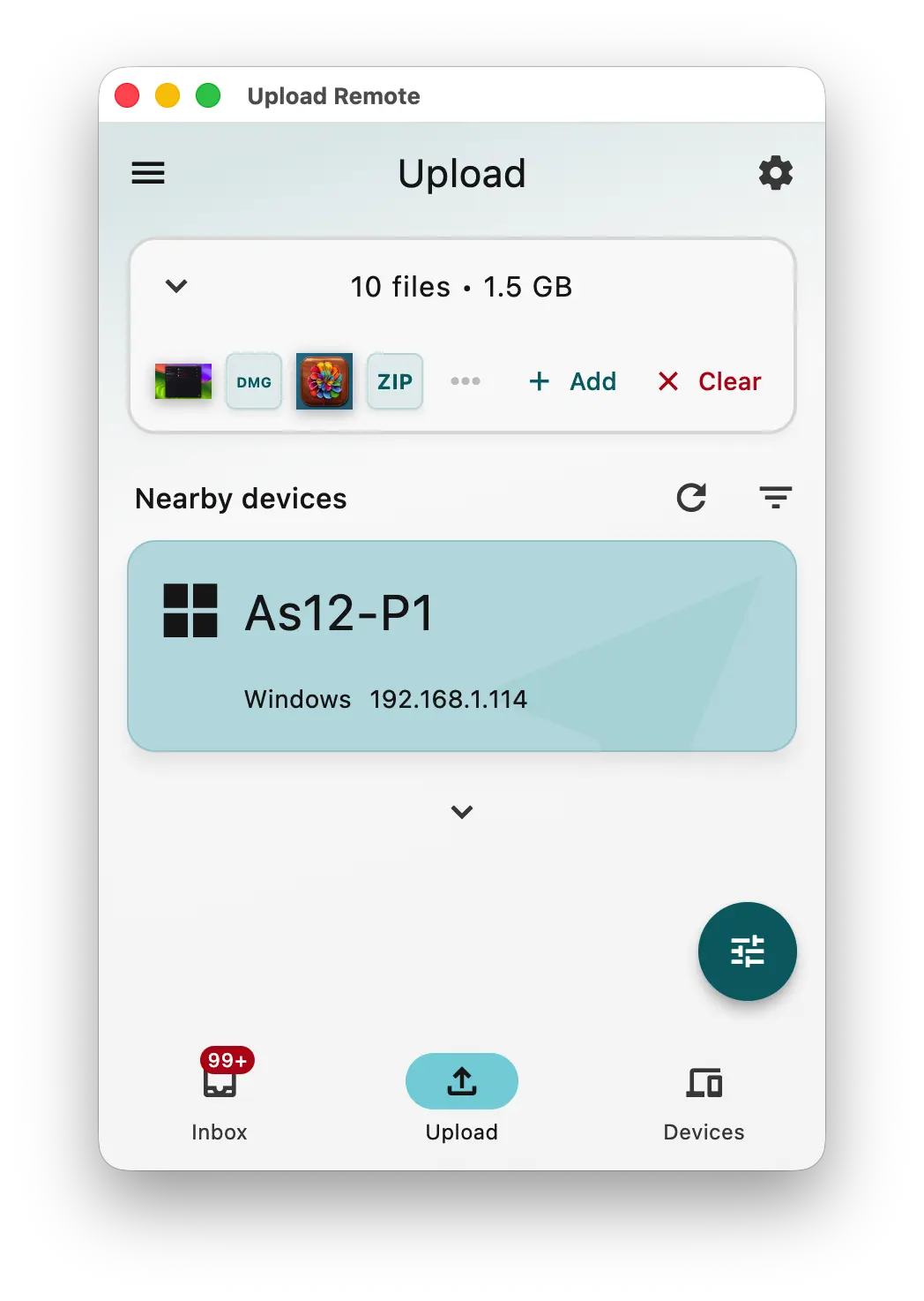 Upload Remote 2 - New UI