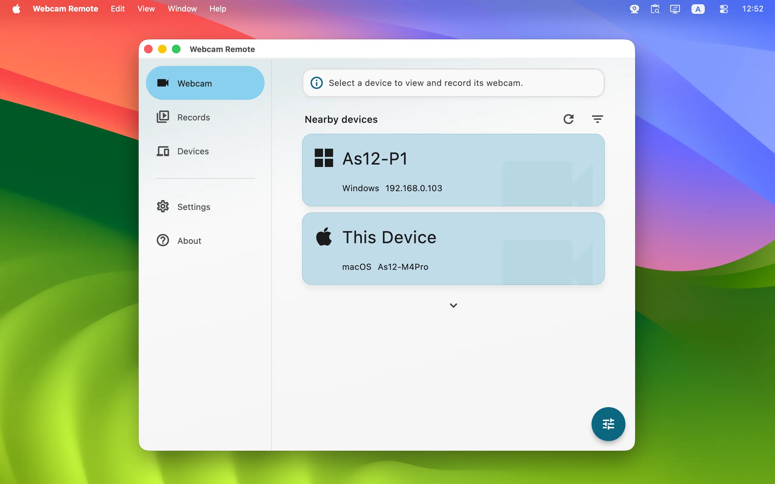 Webcam Remote - Mac #1