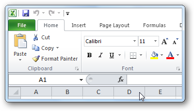 Excel 2010 - Sticky Preview