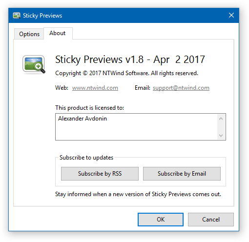 Sticky Previews v1.8