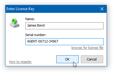 Enter License Key