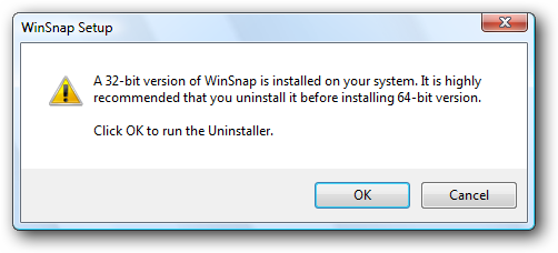 Uninstall 32-Bit version