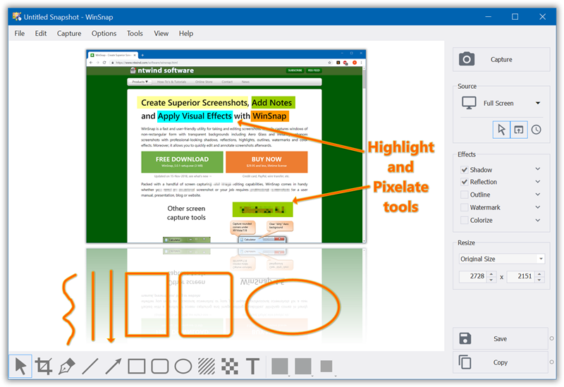 WinSnap 5.0 - Light Style