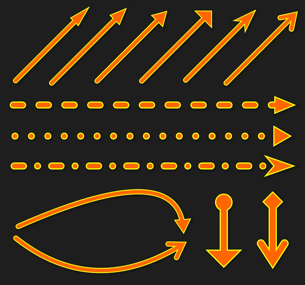 WinSnap v6.3.3 - Arrow Styles