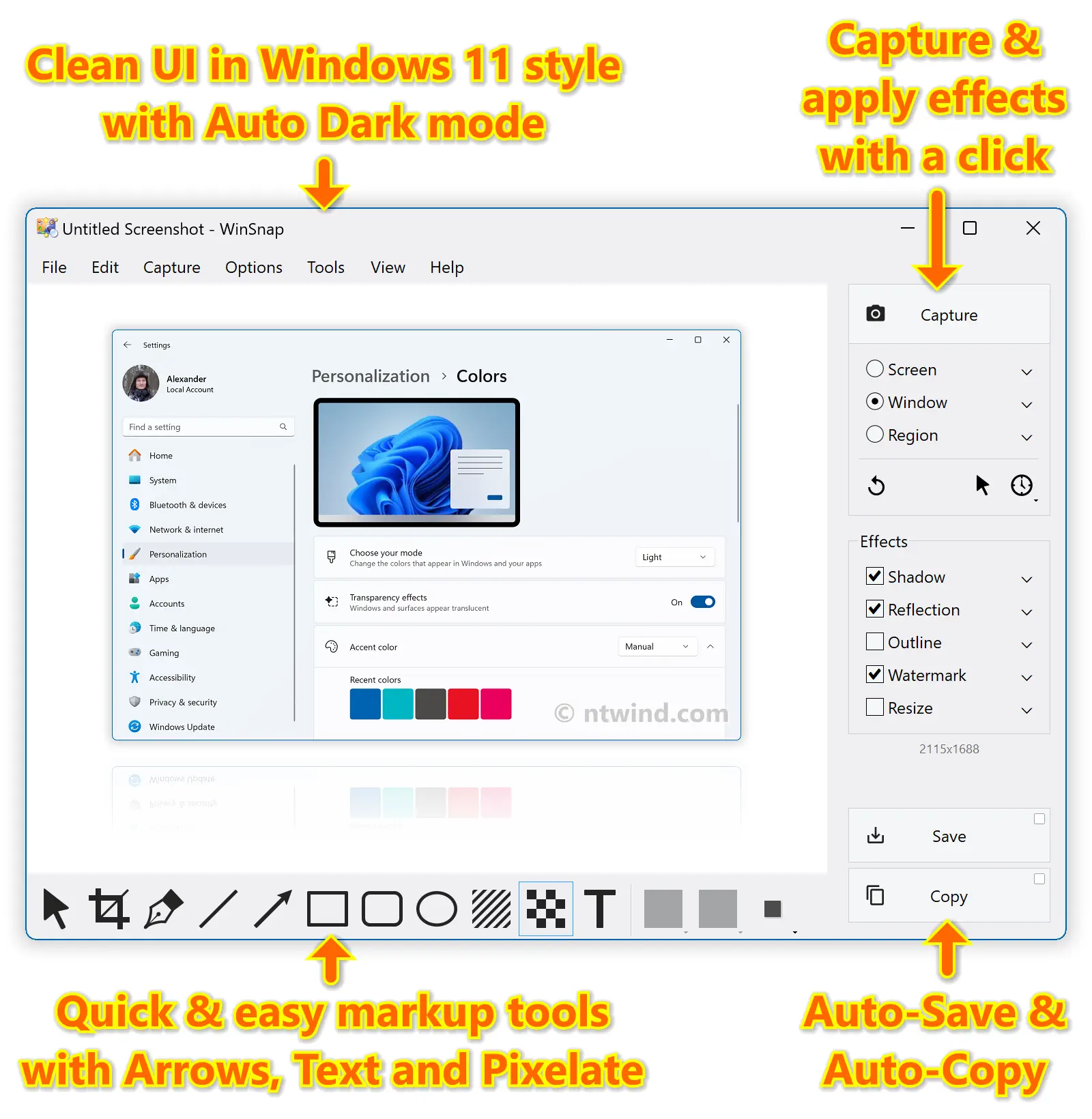 WinSnap - Light Theme