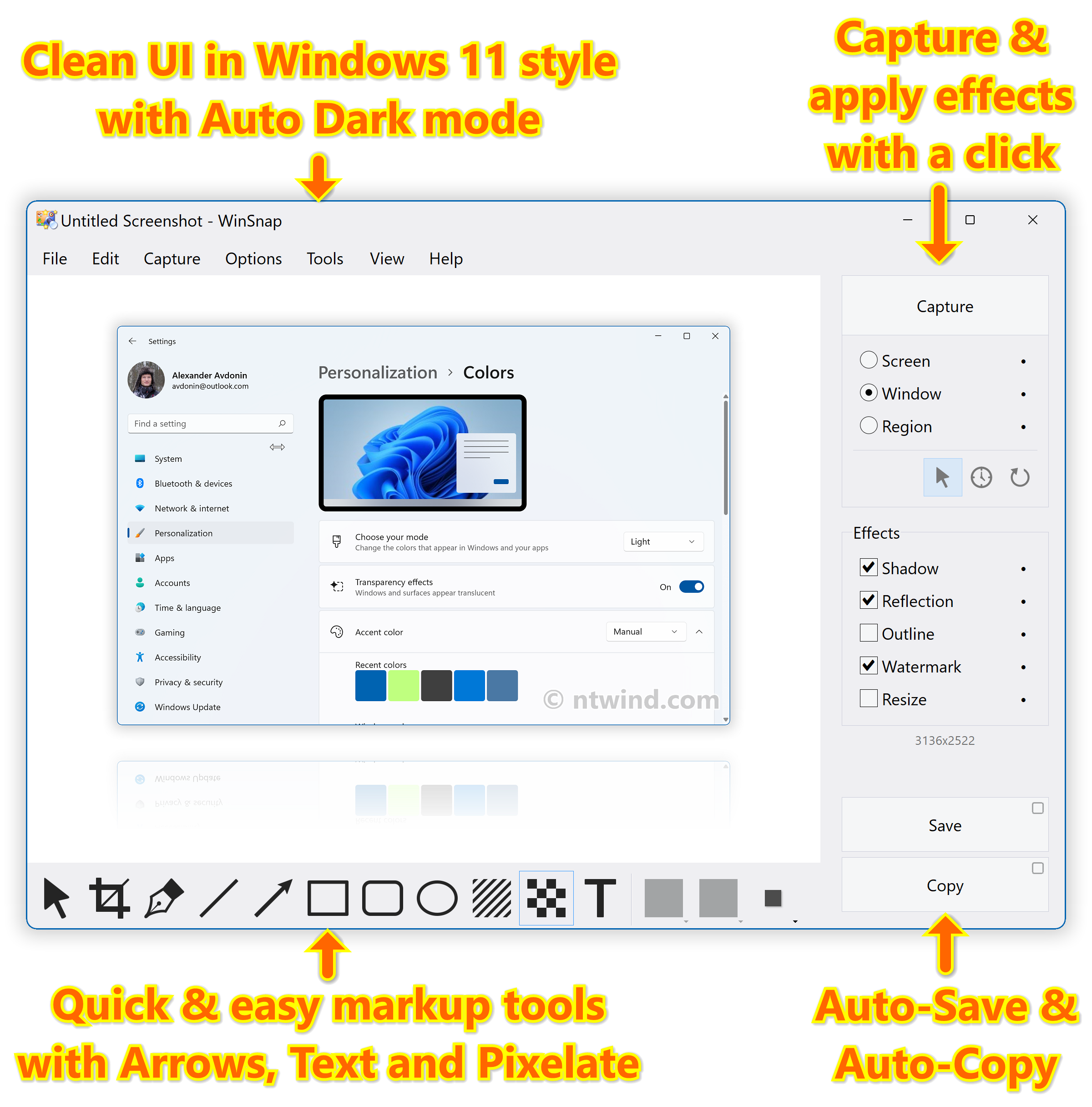 download the new version for windows NTWind WinCam 3.6